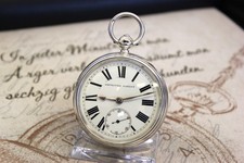 Rare schwere Taschenuhr Silber