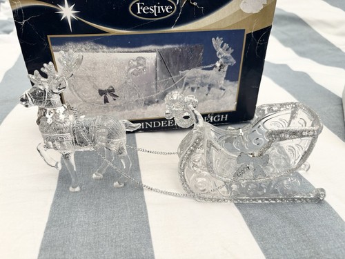 Vintage klar acryl silber - vintage,