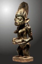 YORUBA Mutterfigur, 37cm, ehem Slg Prof.Dr. Peter Maul