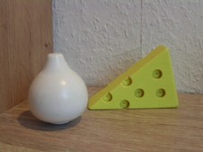 HABA Holz Obst bzw. Gemüse   Zwiebel und Käse