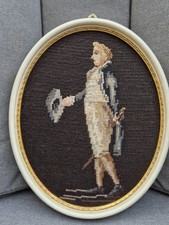 Vintage gobelin bild - vintage, stickbild