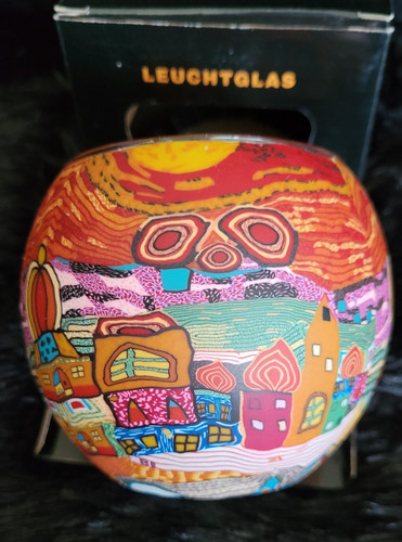 Leuchtglas windlicht - leuchtglas,,