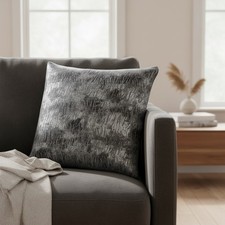 Kissenhülle Grau Kissenbezug