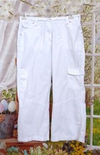 CECIL Hose weiß  Bermuda Caprihose Gr W34  Sommerhose