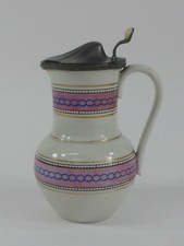Porzellan Krug Kanne bemalt