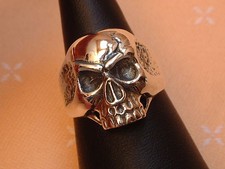 Designer Totenkopf Ring -