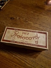 Alte Schachtel MEZ Nähgarn Rolocord Requisite Protocord 