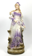 Große Bisquitporzellan Figure