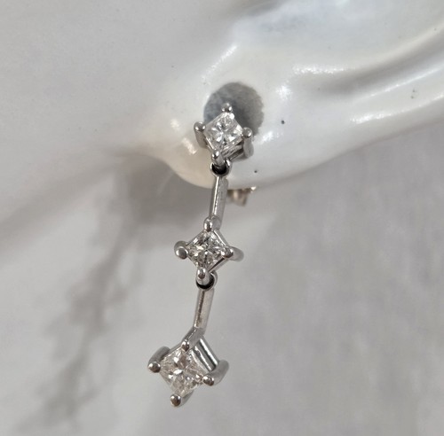 14k weißgold und diamant - weißgold,