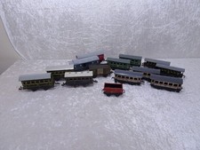 14 x Blech Eisenbahn Waggons
