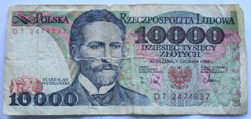 Polen banknote 10000 zloty - 10000,