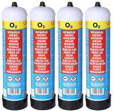 4x Rothenberger Sauerstoff O2 Einwegflasche 930ml 110bar Schweißen Löten Roxy