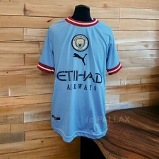 PUMA FUSSBALL HEIM TRIKOT MANCHESTER CITY 2022 / 23 HAALAND #9 GR. 104 - 116