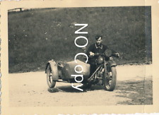 Foto WK2 Motorrad Gespann Zündapp   X119