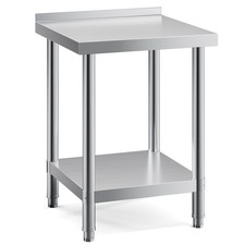 Edelstahltisch Arbeitstisch Küchentisch Gastro Tisch Zerlegetisch mit Aufkantung