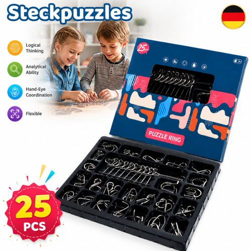 Stück metall puzzle - stück,