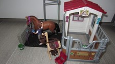 Schleich Horse Club 42369 Pferdebox  und Pferdepflegerin +X, sehr gut