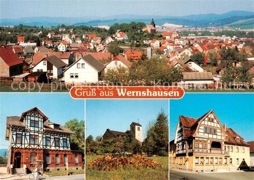 Wernshausen stadtpanorama - wernshausen,