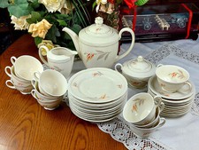 Porzellan Kaffeeservice Zeh Scherzer 50 Jahre 33 tlg. für 10 Personen