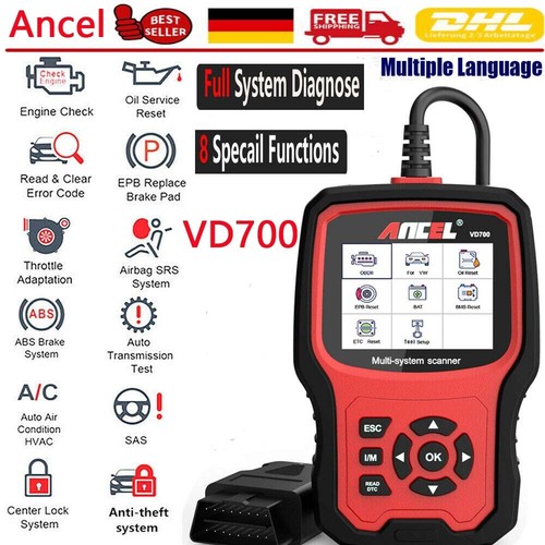 Ancel vd700 diagnose gerät - ancel,