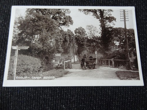 Canon bridge ruislip postkarte - bridge,