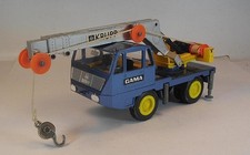 GAMA 1/50 Nr. 9405 Krupp Kranwagen blau #2981