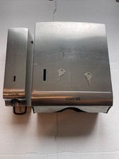 CWS Edelstahl Papier Seifen Spender mit Schlüssel Faltpapier Seife / 2