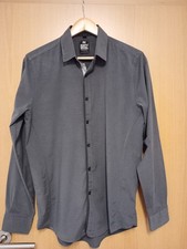 Herren Hemd Rusty Neal, Größe M, Grau, Baumwolle -Polyester - Lycra