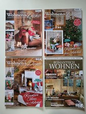 Weihnachten Winter Wohnen Einrichten Dekorieren Zeitschriften 4 Stück