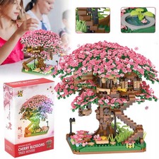 Sakura Baumhaus Baustein Set Montage Architekturmodelle Romantische Dekoration