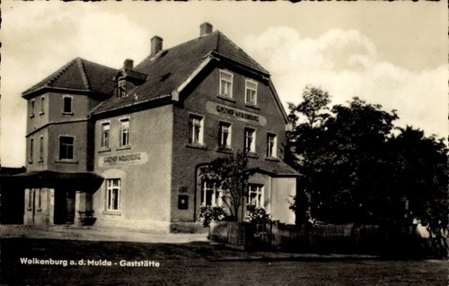 Wolkenburg der mulde - ak,