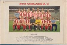Mickys Fußball-Sammelbild 137: Fortuna Köln (Mannschaftsfoto) Z 1-
