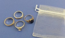 Konvolut vier Ringe einer