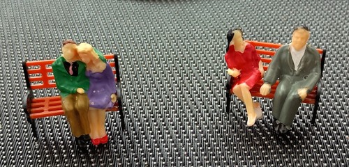 Bänke mit figuren - bänke, für