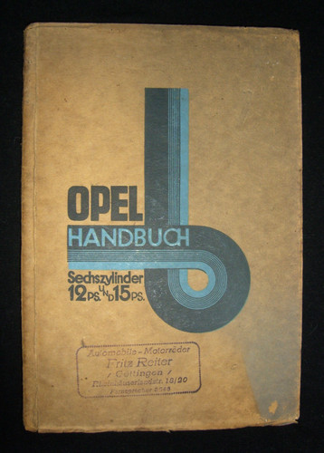 Opel handbuch zylinder - opel, 6