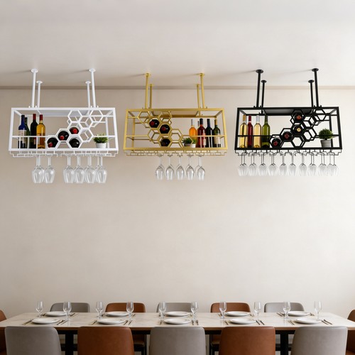 Wandmontiertes weinregal mit - weinregal,