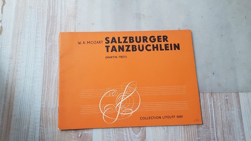 Klaviernotenheft mozart - w.,