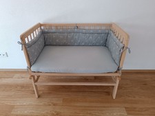 *süßes Beistellbett +Matratze u.Zubehör für nur 59 anstatt 154 € von Fabi Max