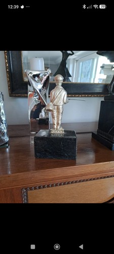 Alte angler figur skulptur - alte,