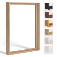 Schattenfugenrahmen Flexi Eiche Natur für Leinwandbilder 4cm Tiefe Keilrahmen