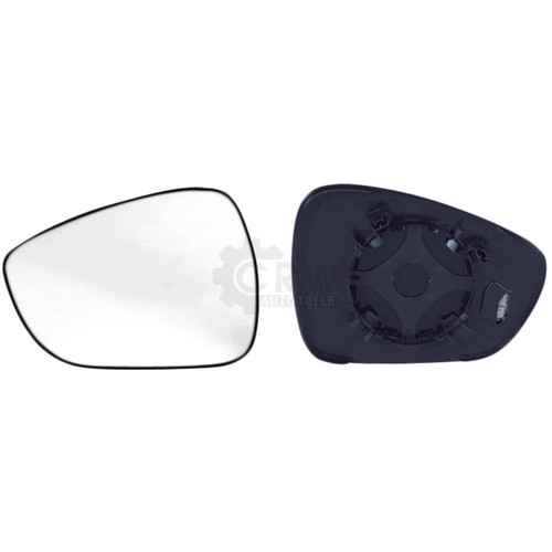 Spiegelglas haltefuss links - +,