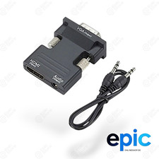 HDMI VGA Adapter Audio Converter für PC PS4 Laptop Monitor Beamer