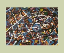 Abstraktes Bild 50x70 Gemälde