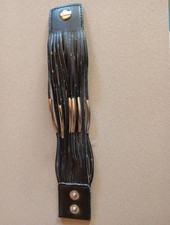 Leder Armband Damen Herren Braun 