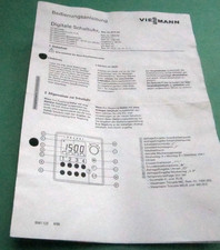 Viessmann Bedienungsanleitung Digitale Schaltuhr  , Best.-Nr. 9519249
