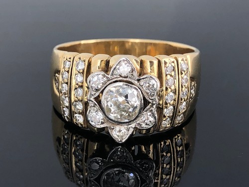 Unikat jugendstil ring blüte - jugendstil,