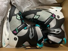 K2 Damen Alexis Ice Pro, Black-Teal Skates 41,5 Schlittschuhe