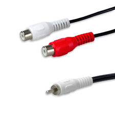 0,2m Y-Adapter Cinch Kabel Anschlusskabel RCA 1x Cinch-Stecker >2x Cinch-Buchse