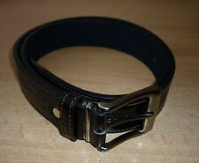 Leder Gürtel  in schwarz, Bundweite Größe 75 bis 100 cm (G2)