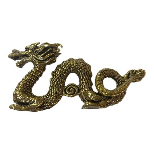 Messing drachen figur - messing,